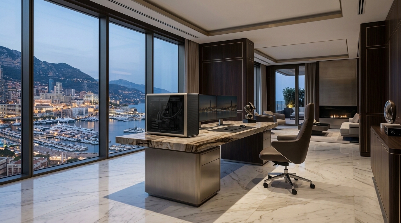 Volta Sovereign in an executive office overlooking Monaco