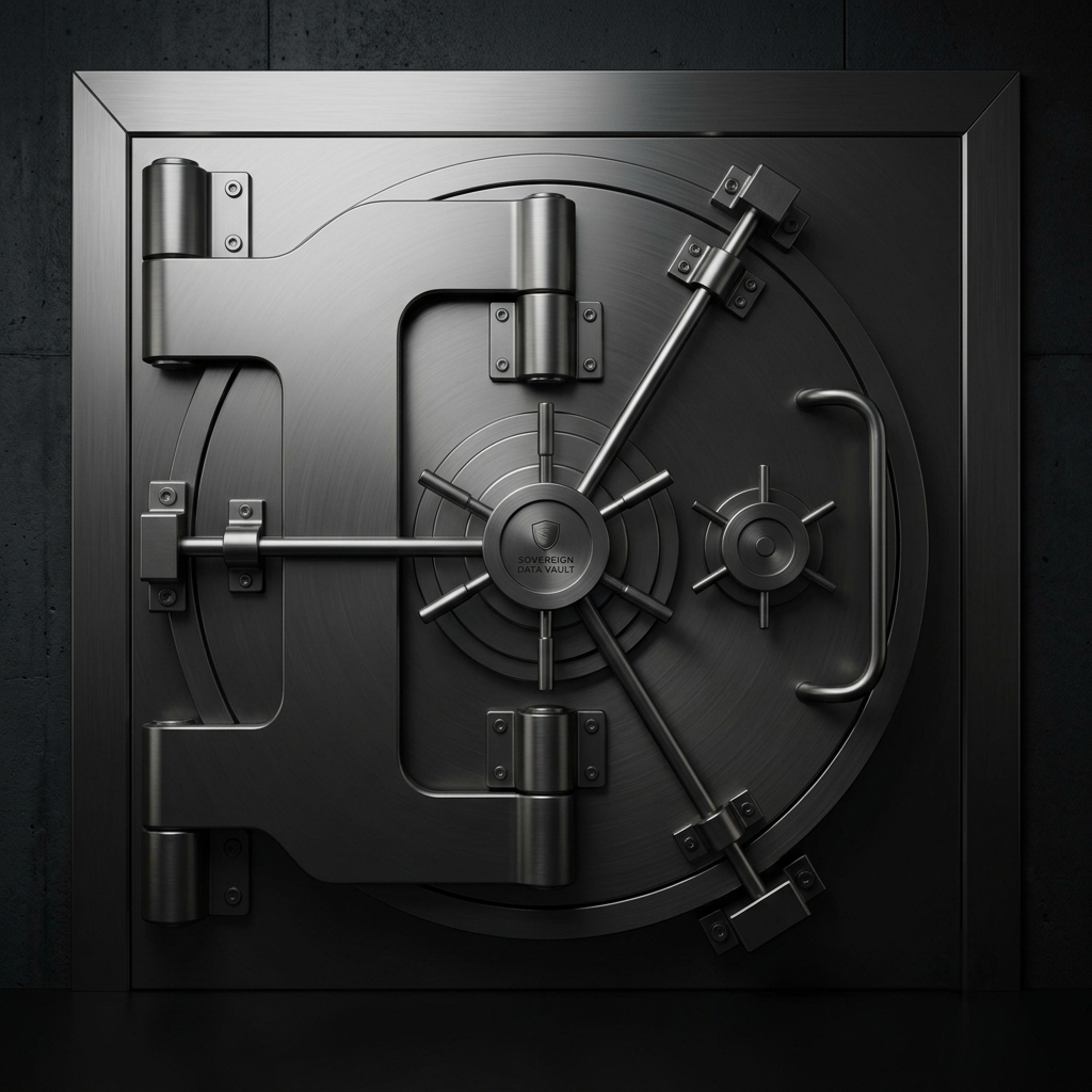 Vault door — sovereignty and isolation